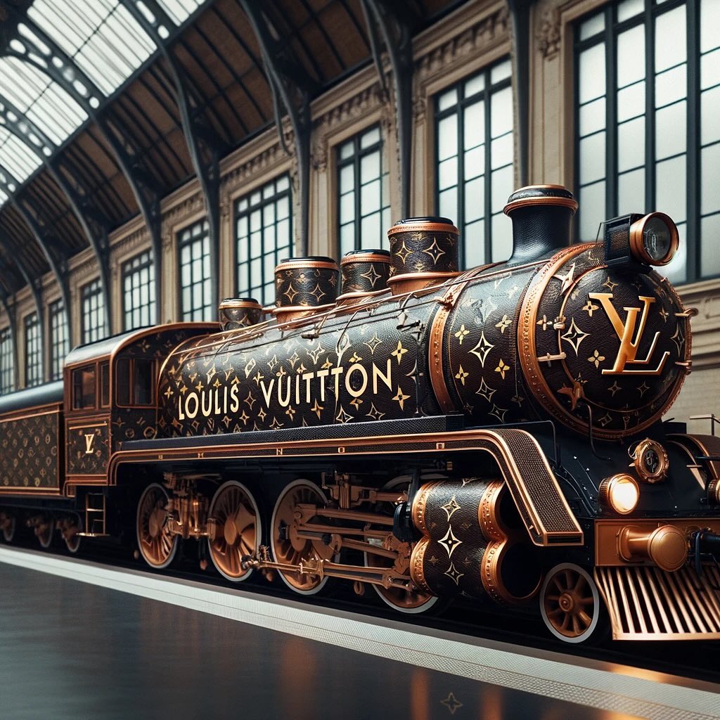 Unveiling Timeless Elegance Louis Vuitton's Vintage Train